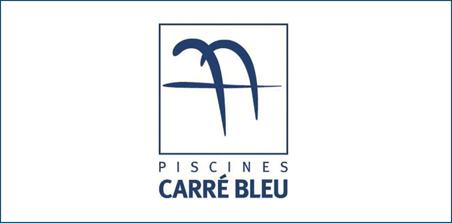Logo Piscines Carré Bleu